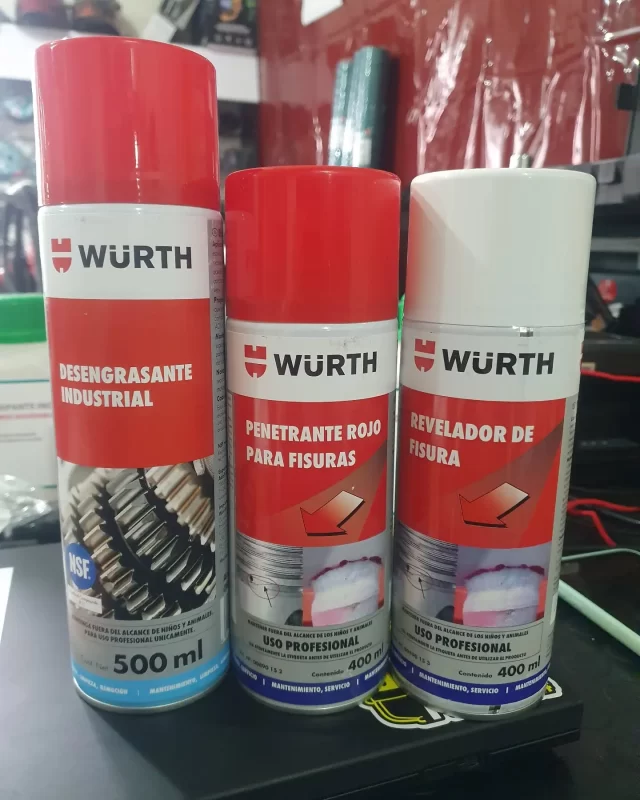 Kit Tinta Penetrante, Ensayos nos destructivos en Soldadura $ 60.000 iva incluido