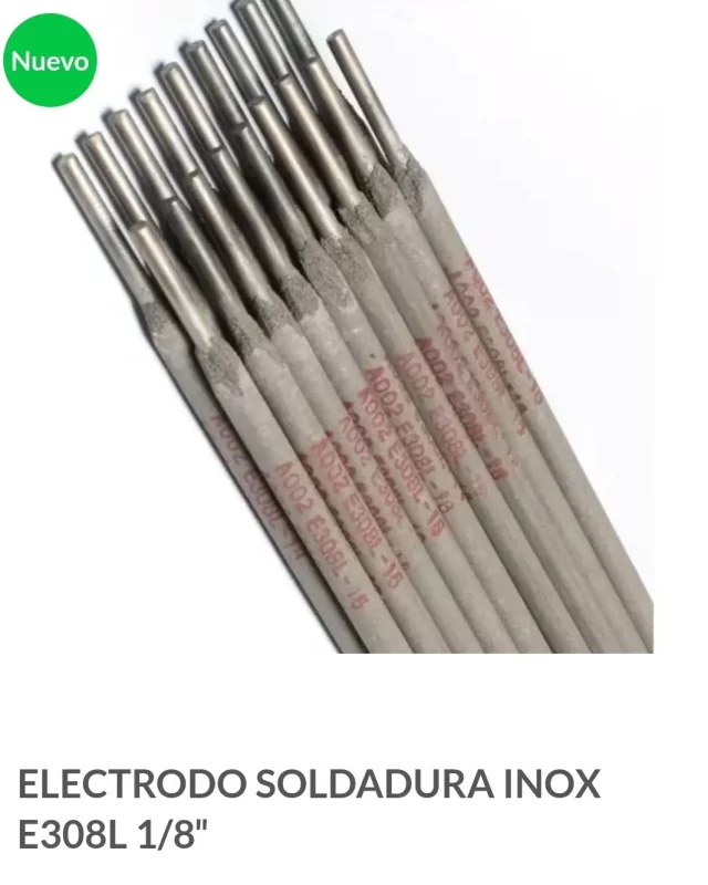 Electrodo Arco Manual inox E308L 1/8"